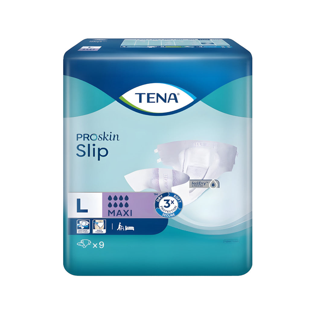 添寧®TENA®Slip Maxi夜用成人紙尿片大碼(9片裝)