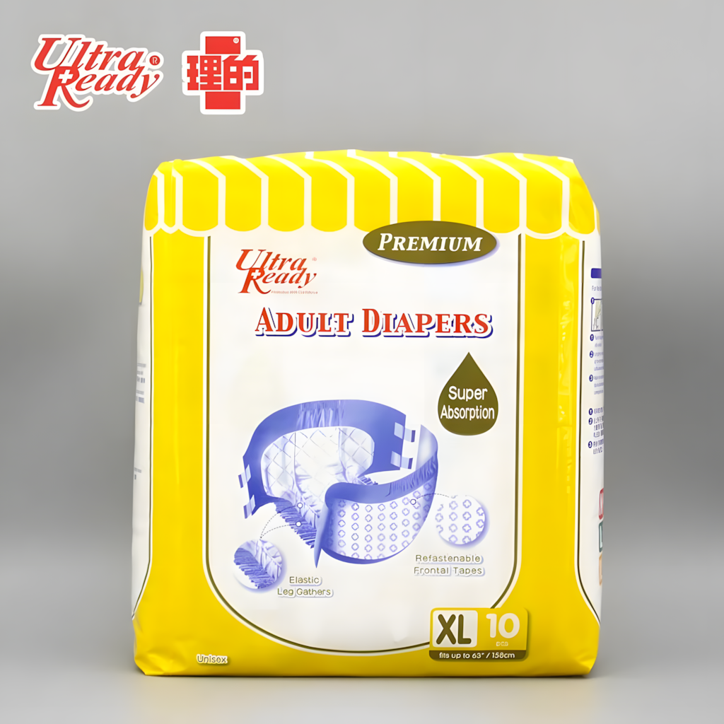 Ultra Ready Premium Adult Diapers-XL(10pcs)