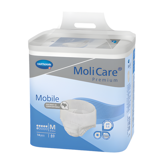 MoliCare® Premium Mobile Adult Pants (6 drops)-Medium (14 pcs/pack)