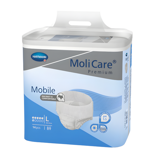 MoliCare® Premium Mobile Adult Pants (6 drops)-Large (14 pcs/pack)