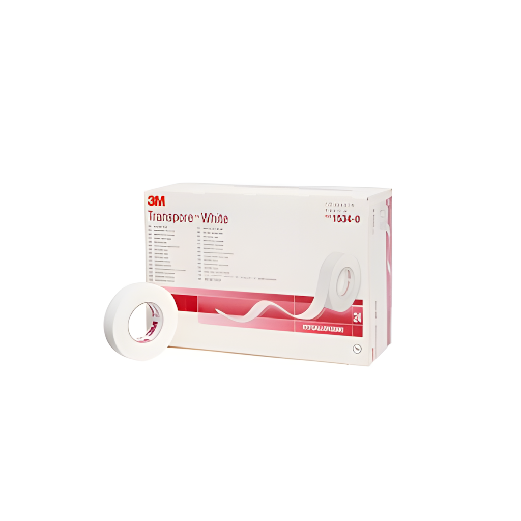 3M™ Transpore™ White 0.5 Inch Doctor’s Tape 1534-0 (1 roll)