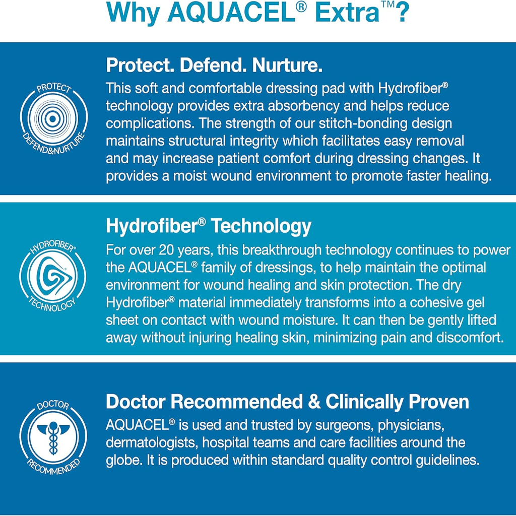 Aquacel™ Extra Alginate Dressing 5cm*5cm(1 pc) 