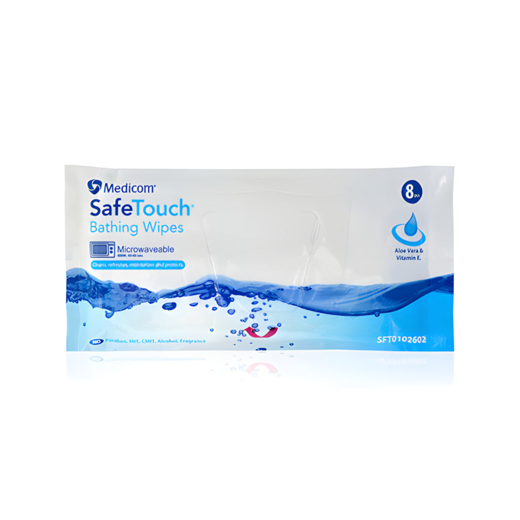 Medicom® SafeTouch No-Flush Shower Cloths (8-Pack)