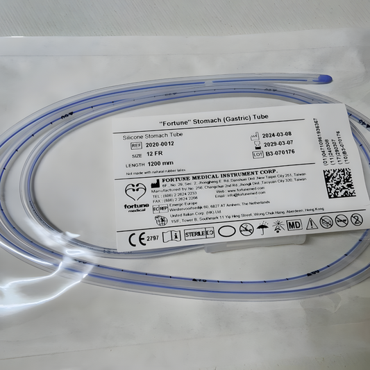 Fortune x-ray silicone stomach (gastric) tube 1.2 meters No. 12