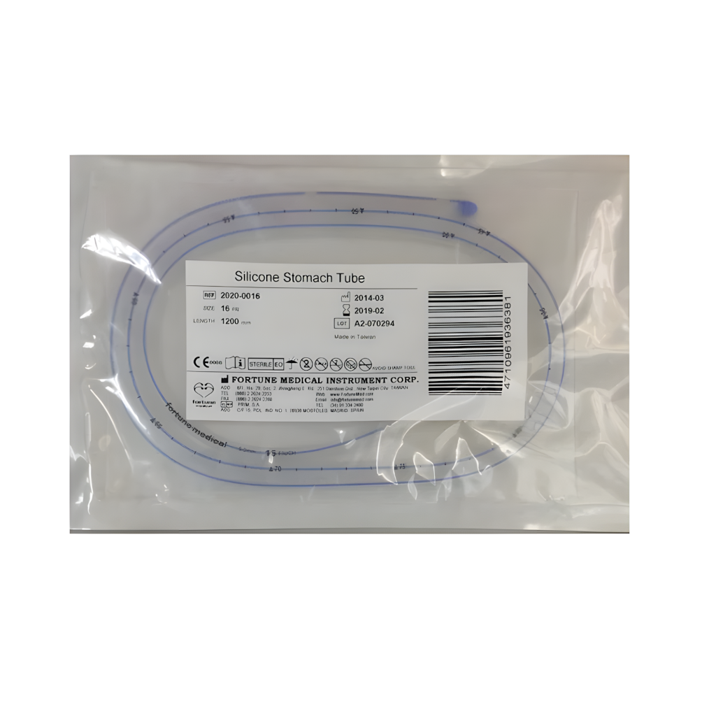 Fortune x-ray silicone stomach (gastric) tube 1.2 meters No. 16