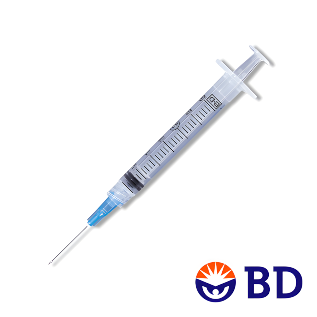 BD 5ml Syringe Lock Tip with Needle 21G*38mm (302172)