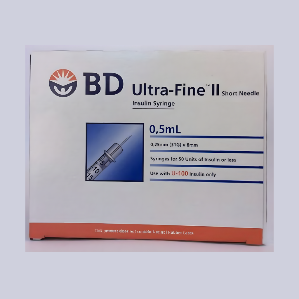 BD Insulin Syringe 31G*8mm 1/2ml (328821)