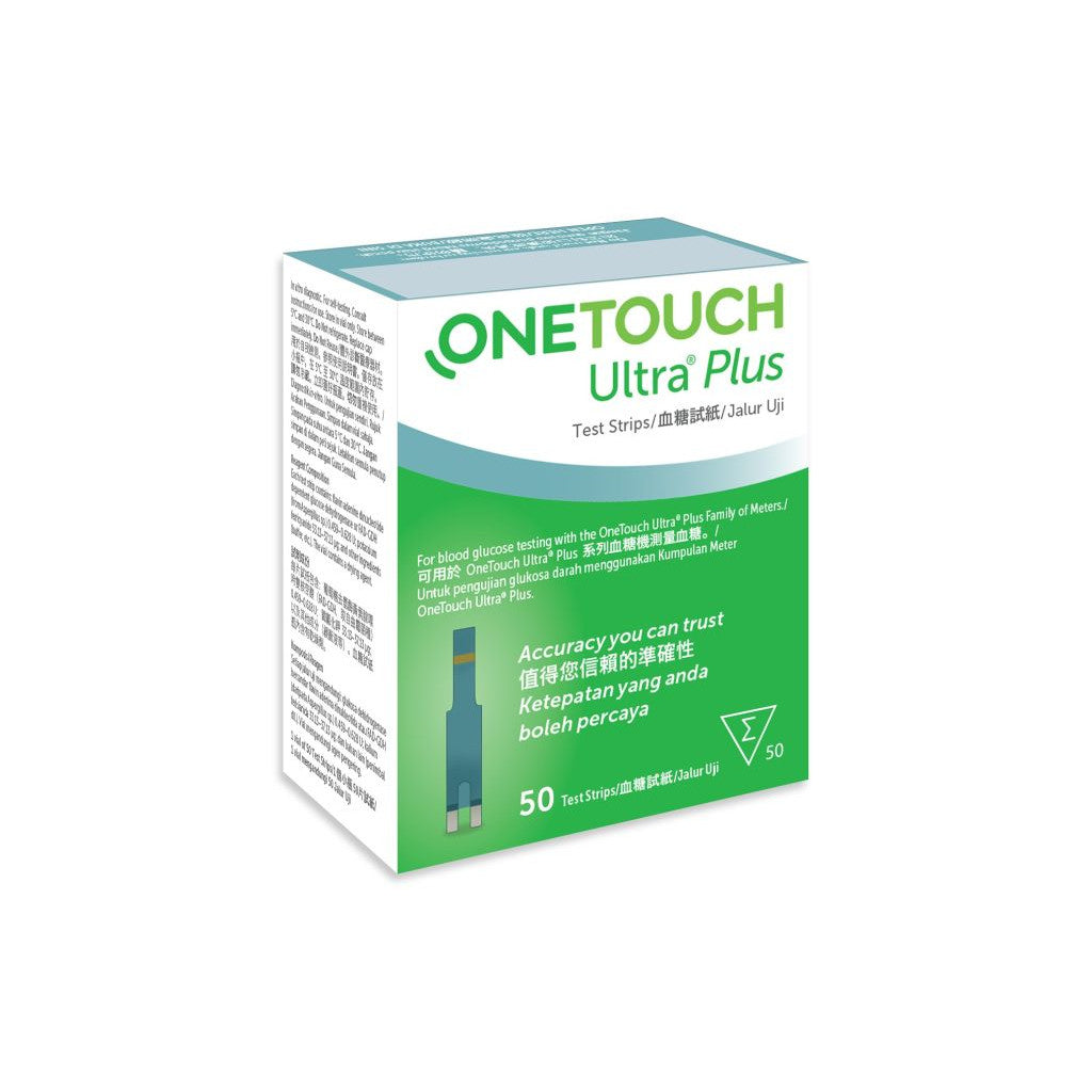 OneTouch® Ultra Plus Blood Glucose Test Strip (50 pcs)