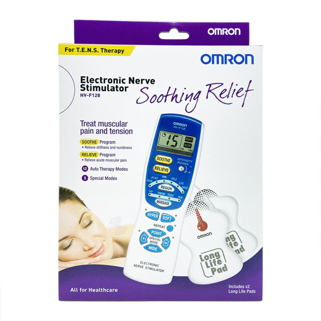 Omron®歐姆龍低週波鎮痛按摩器HV-F128